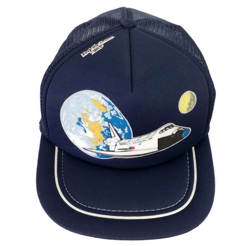 JJ of Dallas Blue NASA Space Shuttle Keep The Dream Alive Snap Back Novelty  Hat